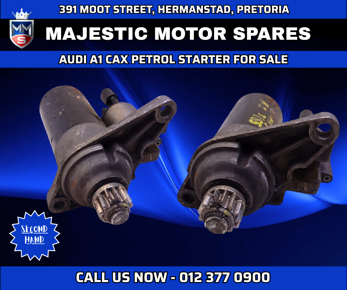 Audi A1 CAX Petrol Starter For Sale – Used - Private Seller Audi A1 CAX Petrol Starter For Sale – Used - Private Seller