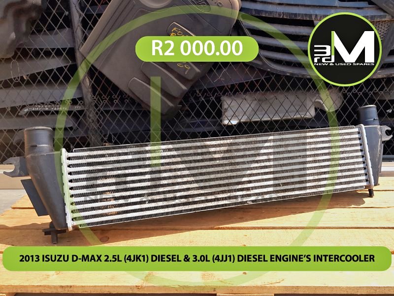 2013 ISUZU D-MAX 2.5L (4JK1) DIESEL & 3.0L (4JJ1) DIESEL ENGINE’S INTERCOOLER - Private Seller 2013 ISUZU D-MAX 2.5L (4JK1) DIESEL & 3.0L (4JJ1) DIESEL ENGINE’S INTERCOOLER - Private Seller