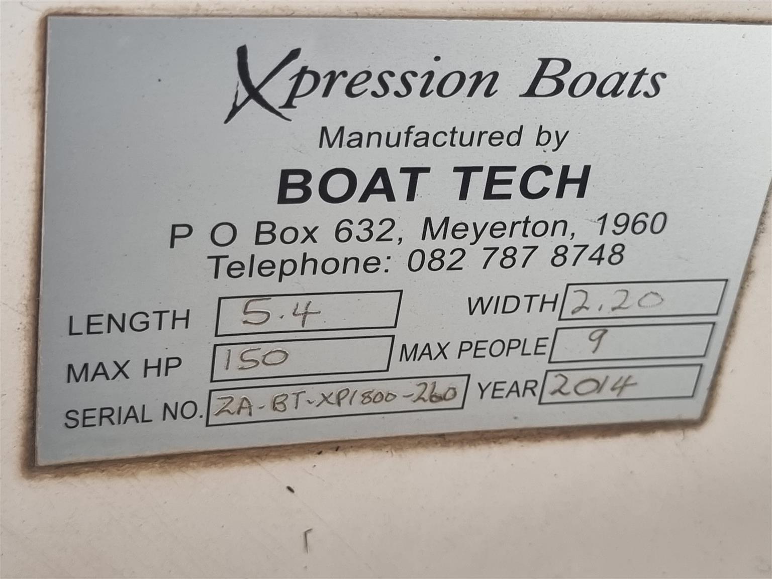 18 ft Exspression Funster boat with 150 Optimax Murcury Motor