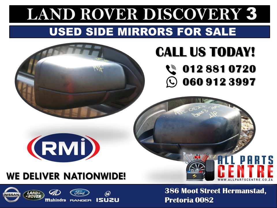 Land Rover Discovery 3 Used Side Mirrors for Sale - Private Seller