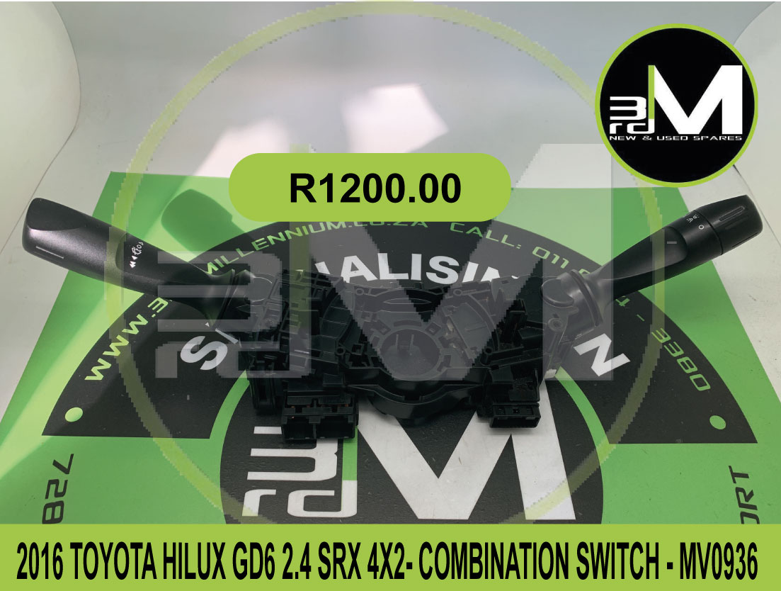 COMBINATION SWITCH - TOYOTA HILUX GD6 - Private Seller COMBINATION SWITCH - TOYOTA HILUX GD6 - Private Seller