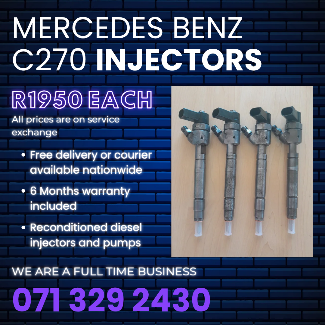 MERCEDES BENZ C270 INJECTORS FOR SALE WITH WARRANTY - Private Seller MERCEDES BENZ C270 INJECTORS FOR SALE WITH WARRANTY - Private Seller