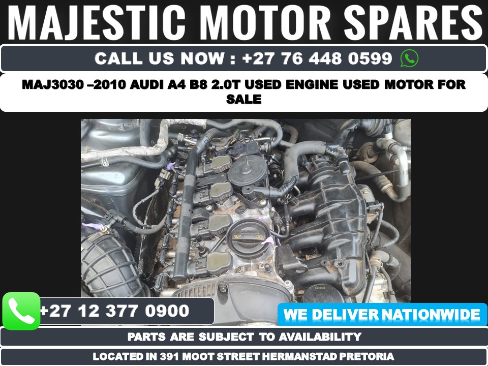 2010 Audi A4 B8 2.0T used engine used motor for sale - Private Seller