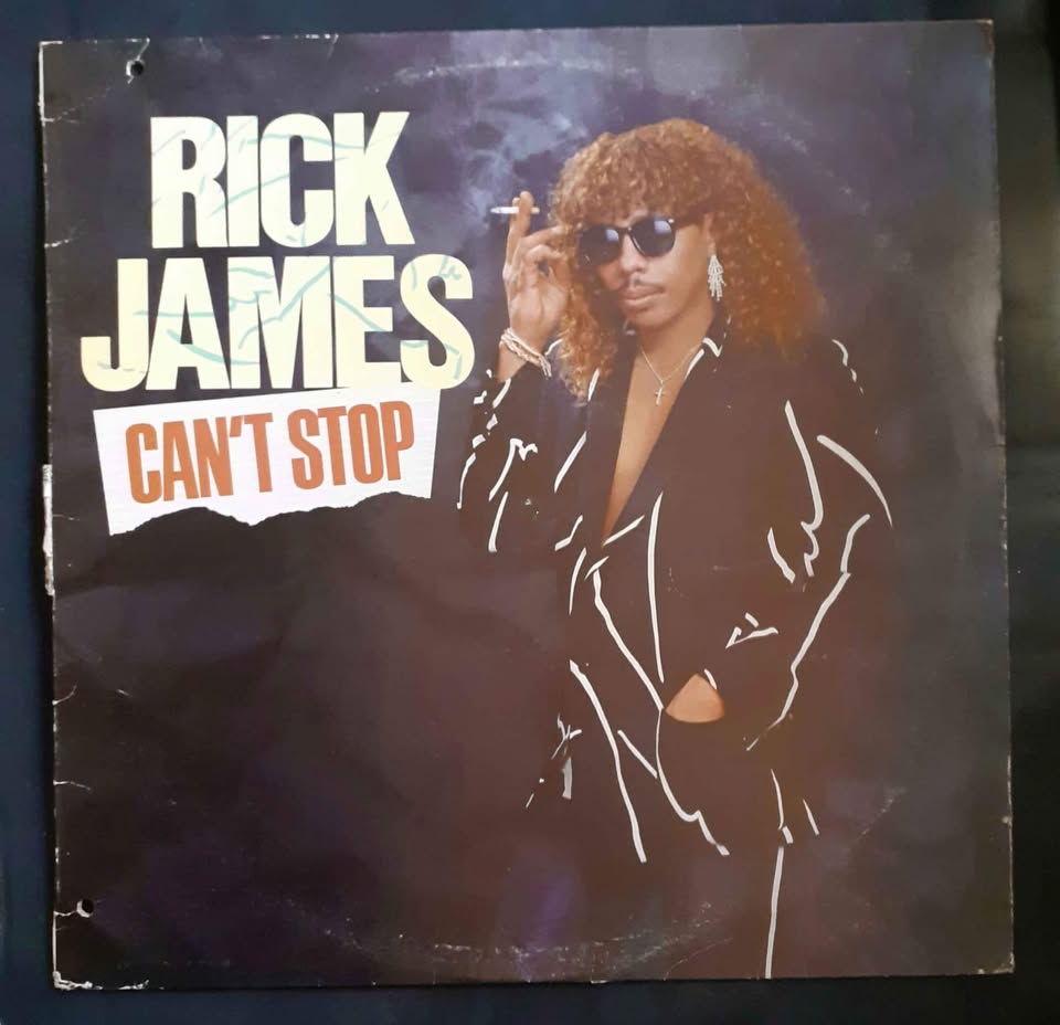 Rick James – Can't Stop 12" Single Record Rick James – Can't Stop 12" Single Record
