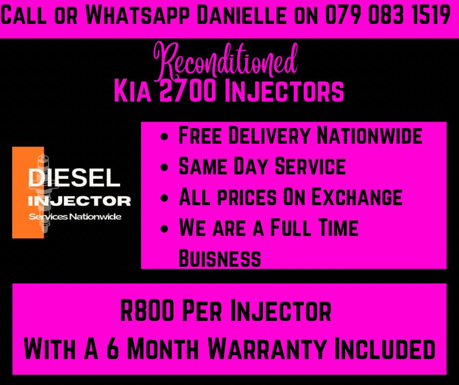 KIA 2700 INJECTORS FOR SALE WITH WARRANTY INCLUDED - Private Seller KIA 2700 INJECTORS FOR SALE WITH WARRANTY INCLUDED - Private Seller