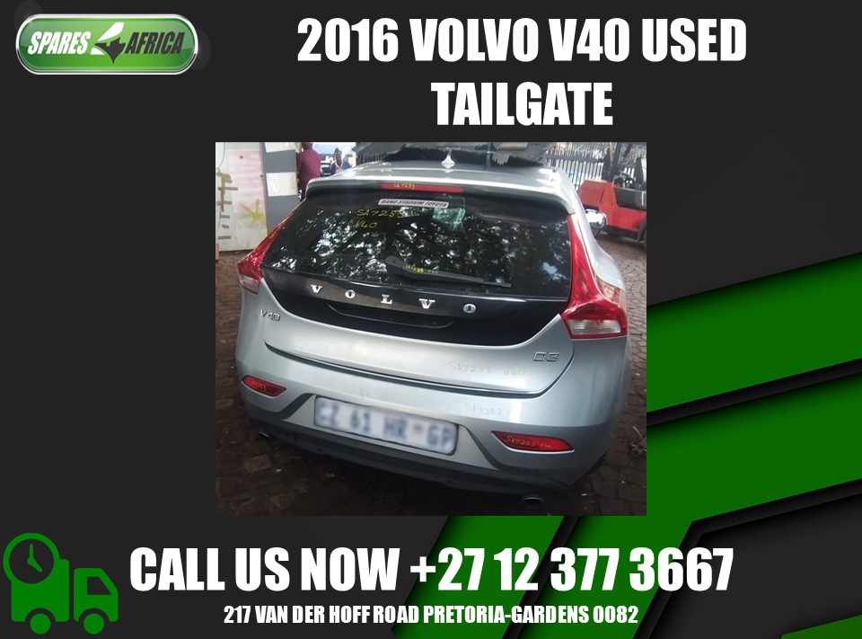 USED TAILGATE – VOLVO V40 2016 - Private Seller USED TAILGATE – VOLVO V40 2016 - Private Seller