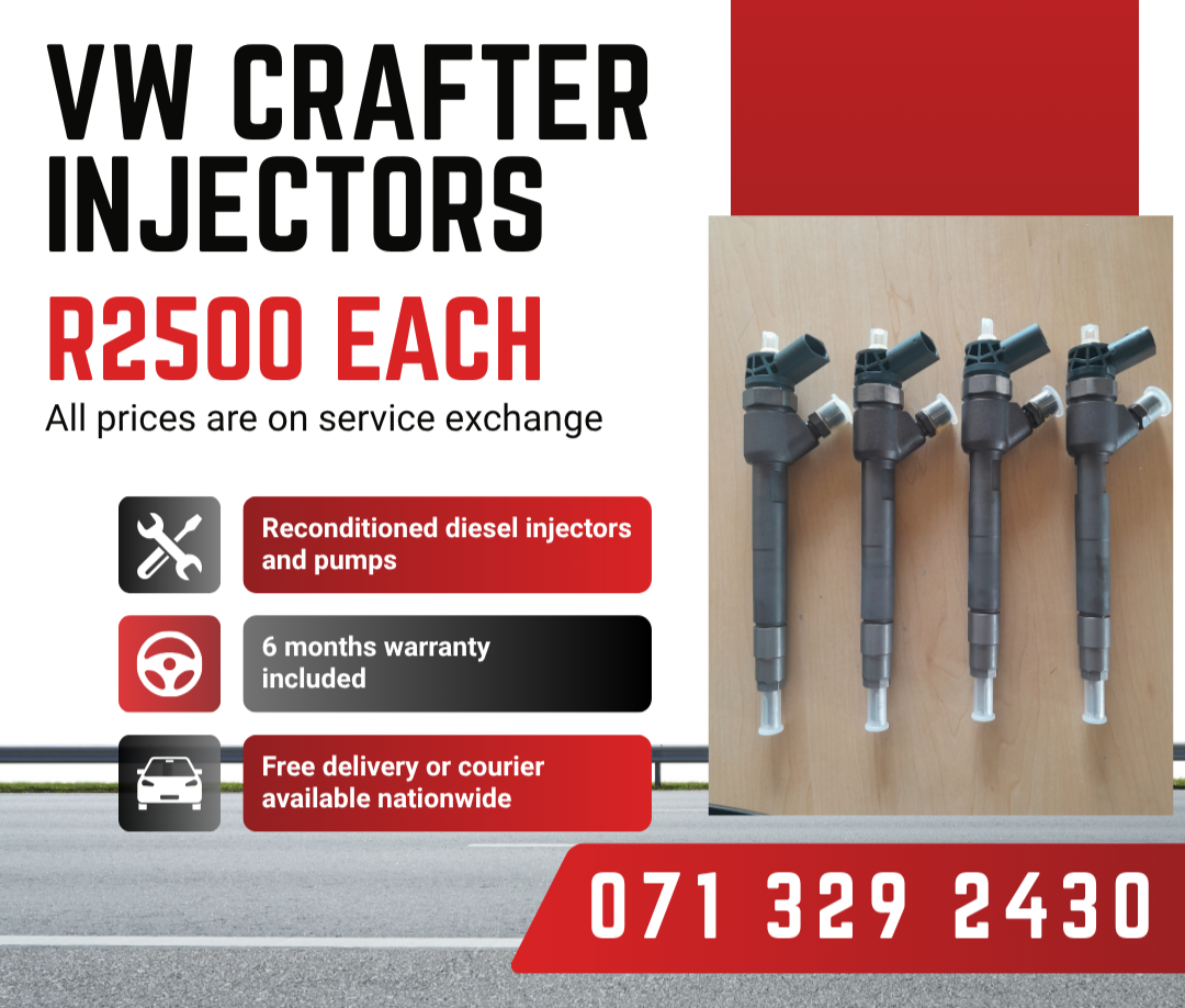 VW CRAFTER 2.0 INJECTORS FOR SALE - Private Seller VW CRAFTER 2.0 INJECTORS FOR SALE - Private Seller