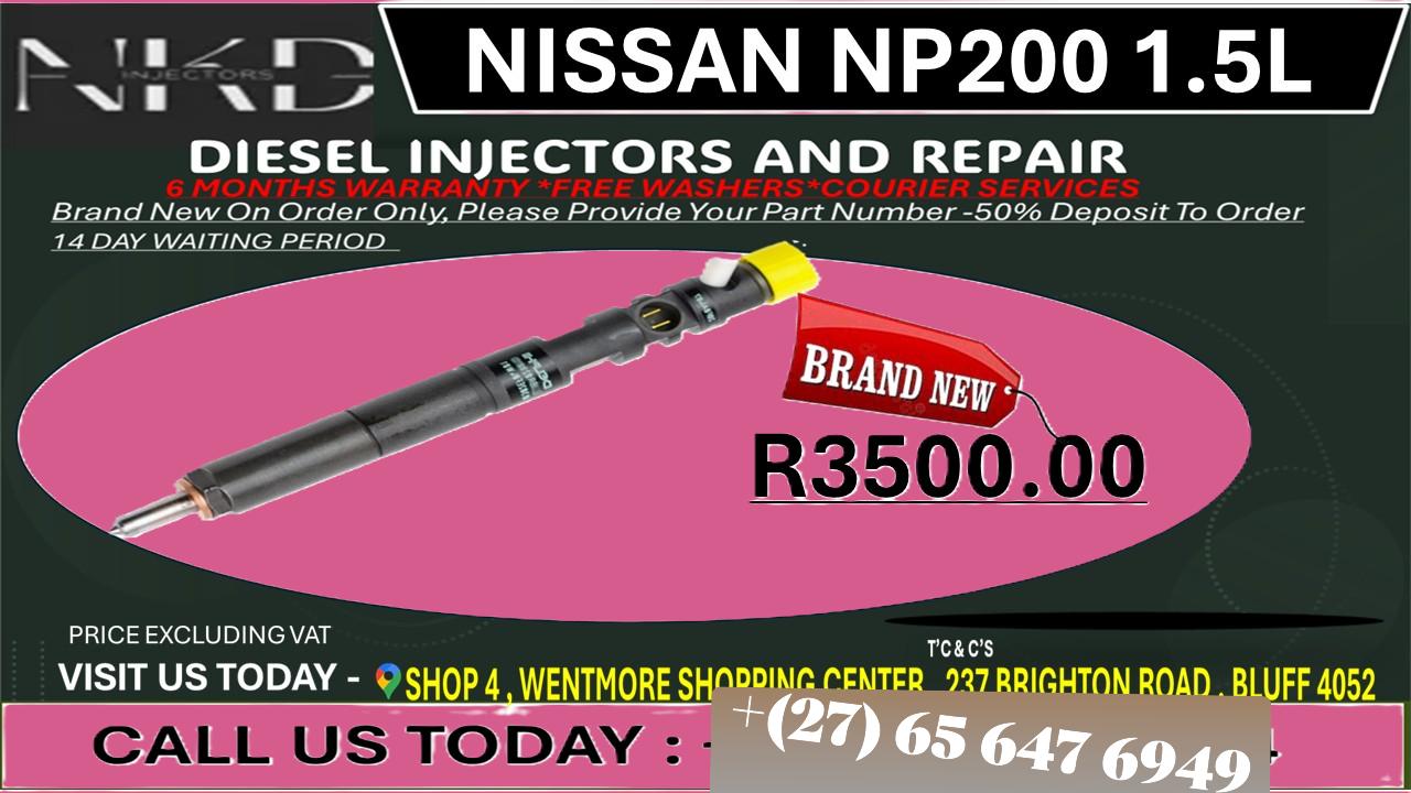 Nissan NP200 NEW Diesel Injectors - Private Seller Nissan NP200 NEW Diesel Injectors - Private Seller