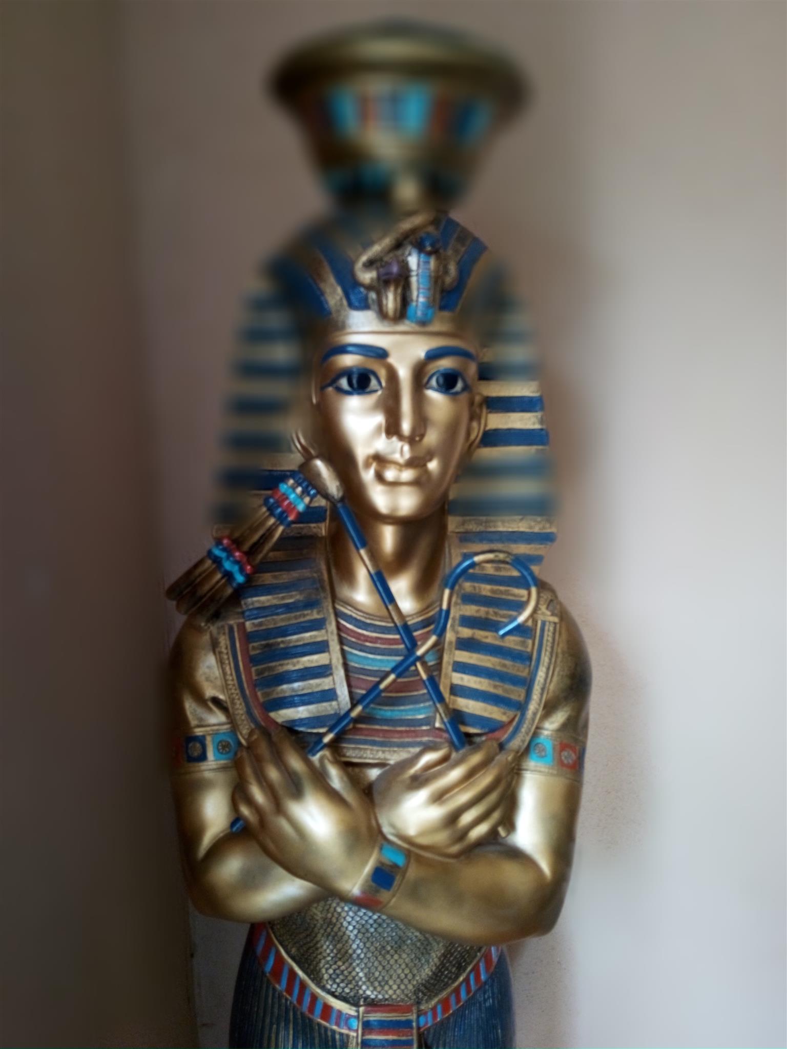Pharaoh Tutankhamun Lampstand