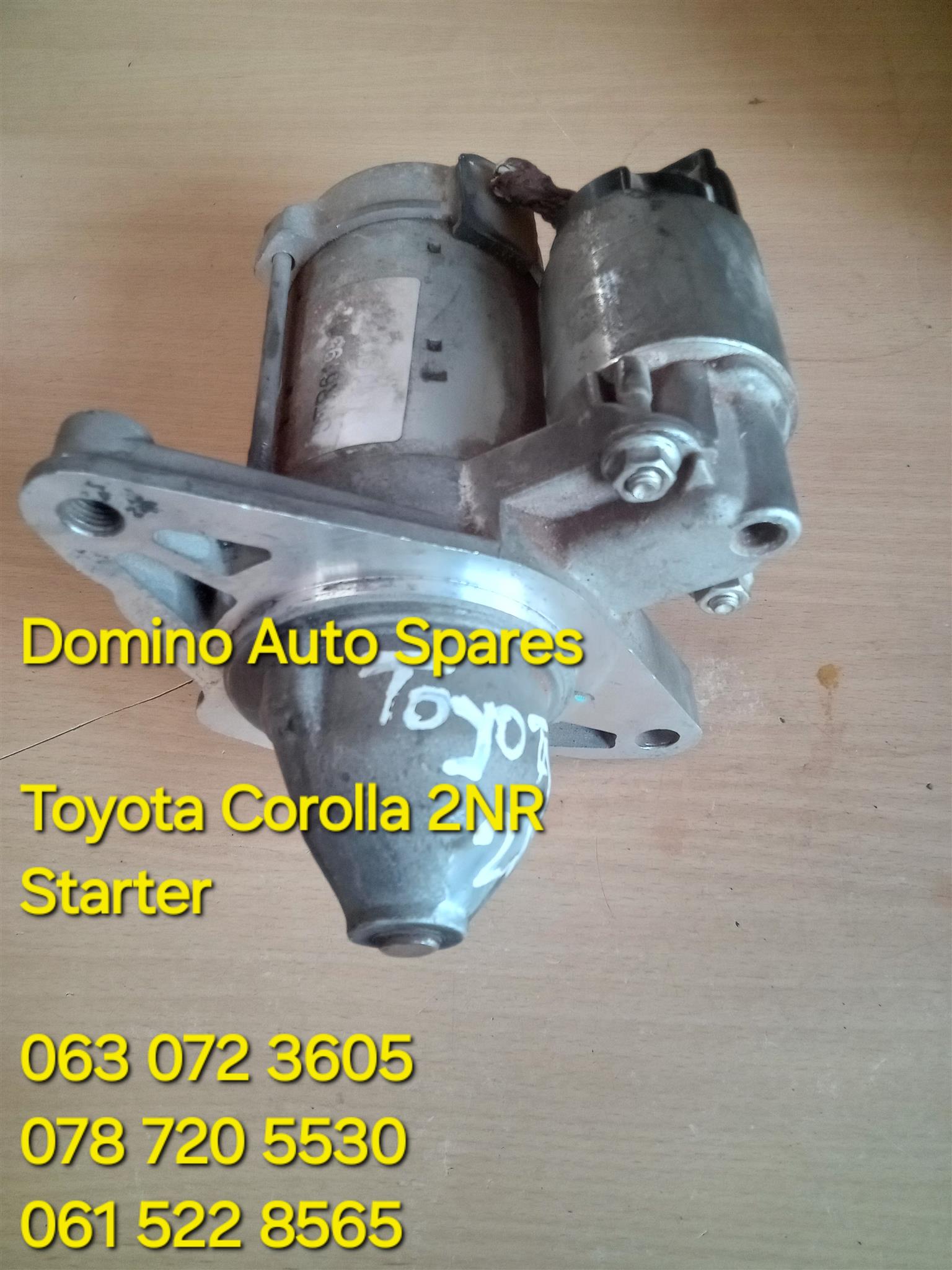 Toyota Corolla 2NR starter for sale