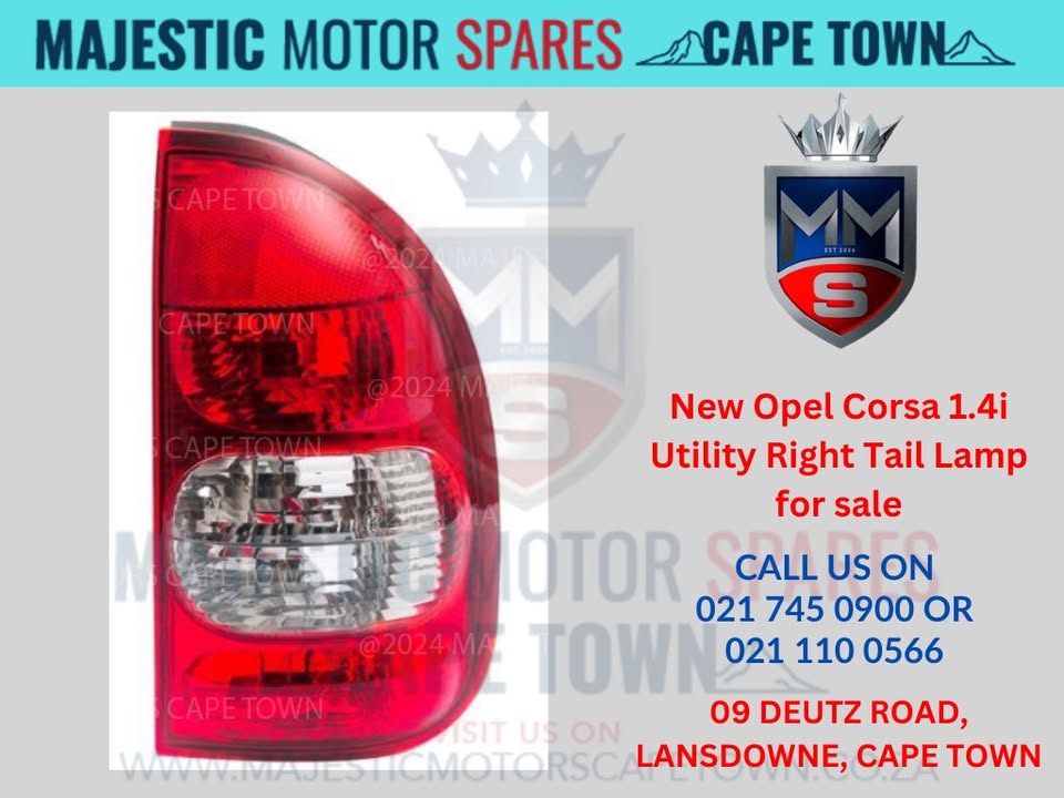 Opel Corsa 1.4i Utility Right Tail Lamp for sale - Private Seller Opel Corsa 1.4i Utility Right Tail Lamp for sale - Private Seller