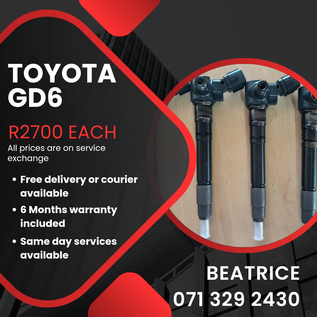 TOYOTA GD6 INJECTORS FOR SALE WITH WARRANTY INCLUDED - Private Seller