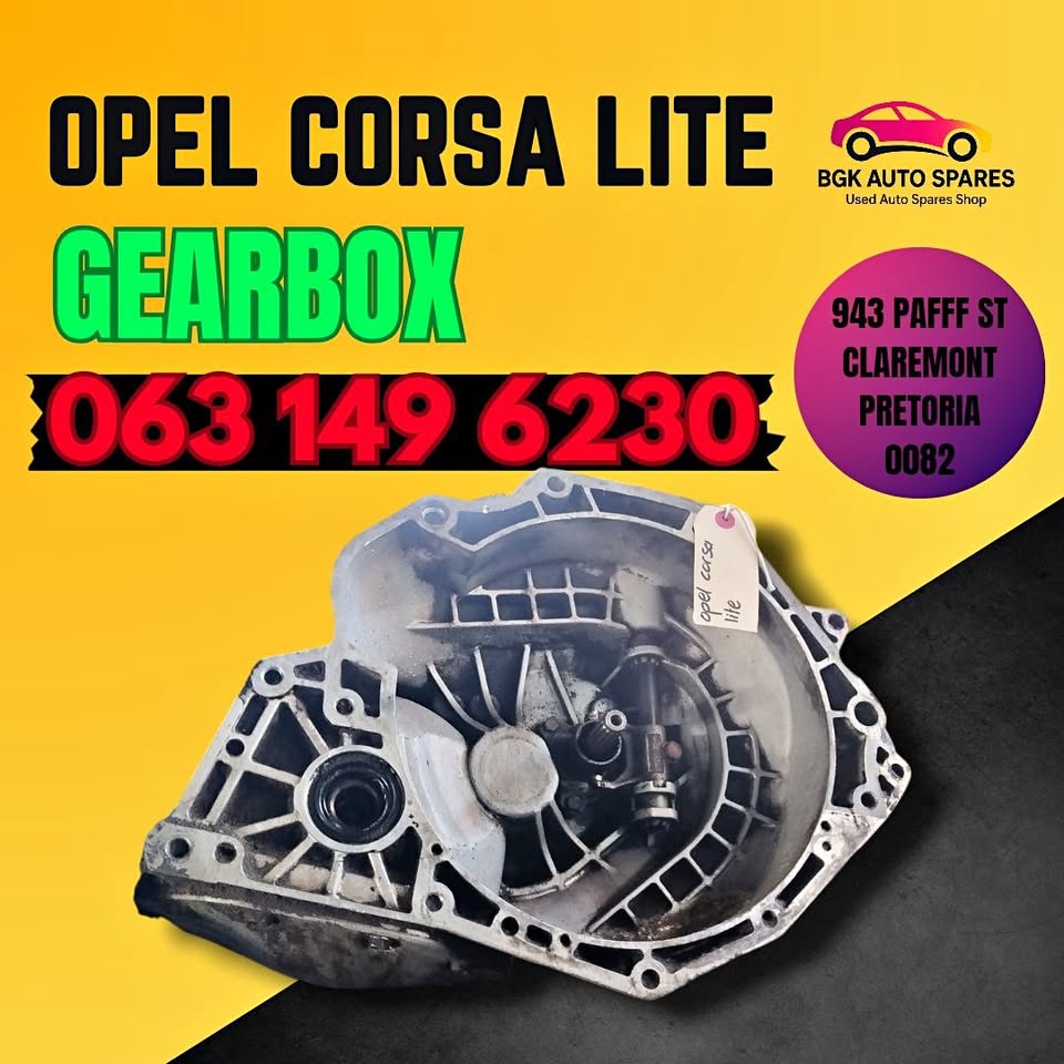 Opel corsa lite gearbox Call or WhatsApp me