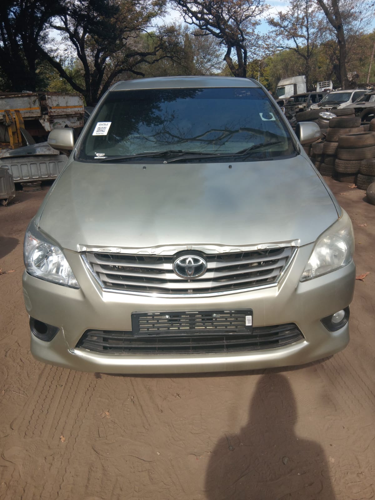 USED TOYOTA INNOVA 2012 MANUAL – STRIPPING FOR SPARES