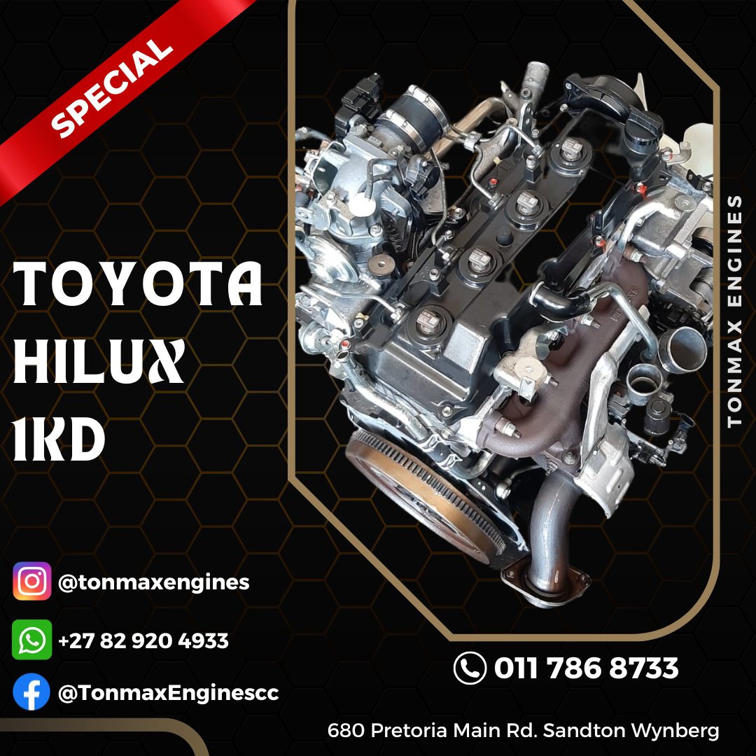Toyota Hilux1KD Engines for Sale - Private Seller Toyota Hilux1KD Engines for Sale - Private Seller