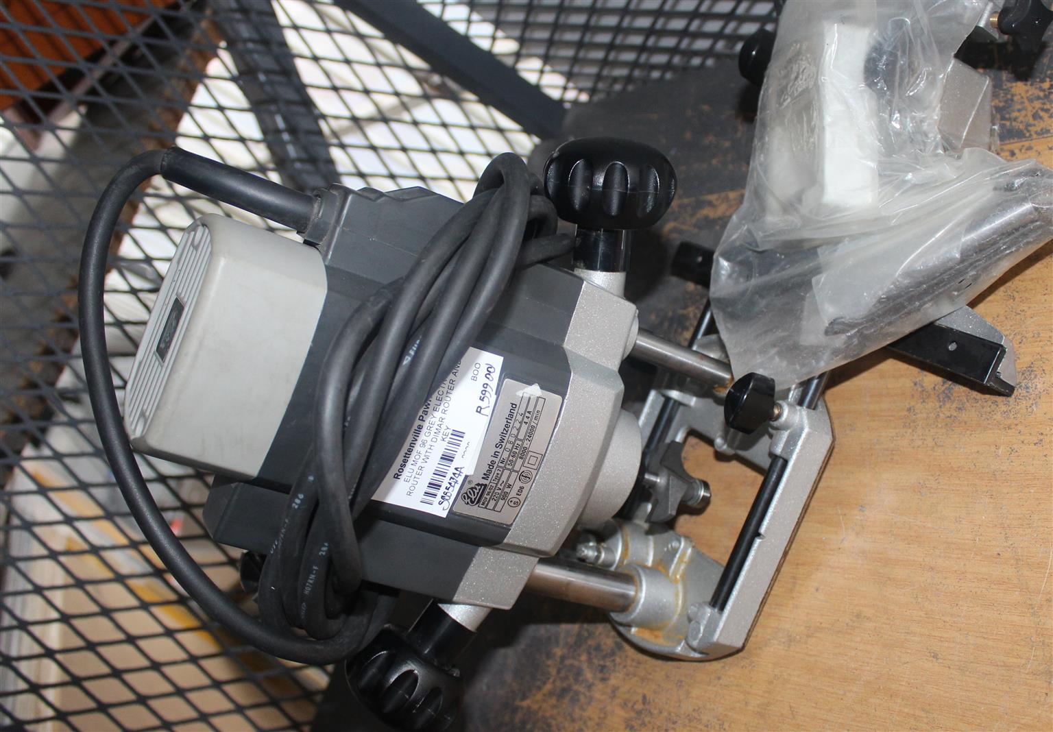 ELU MOF 96 GREY ELECTRIC ROUTER WITH DIMAR ROUTER AND KEY S065474A ...