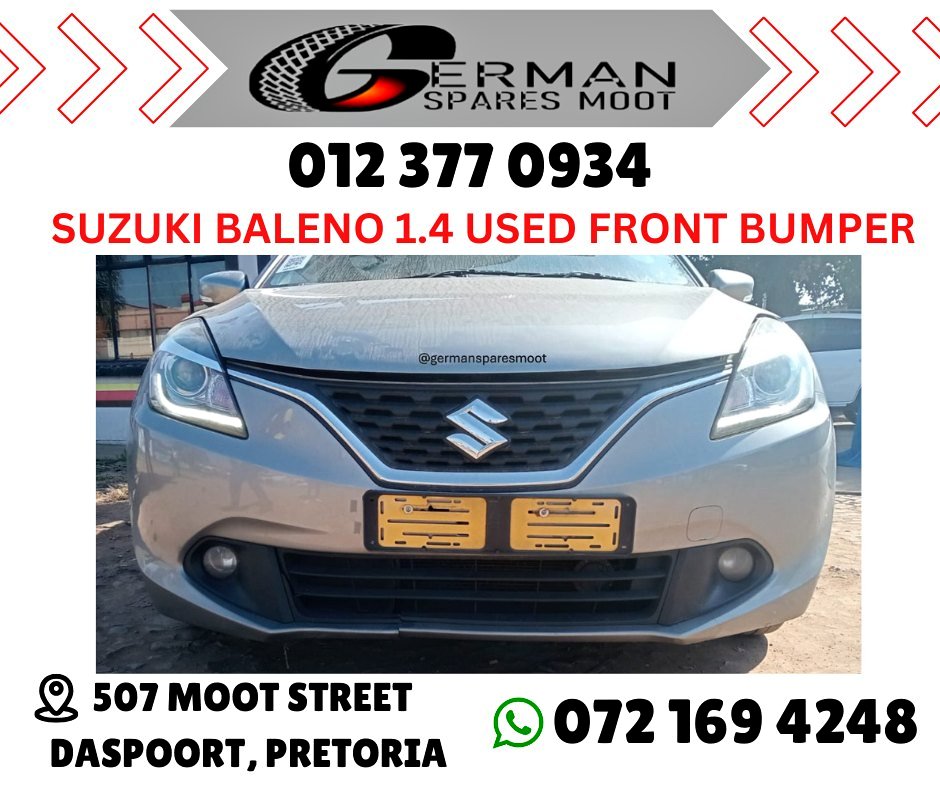 Suzuki Baleno 2018 Used Front Bumper