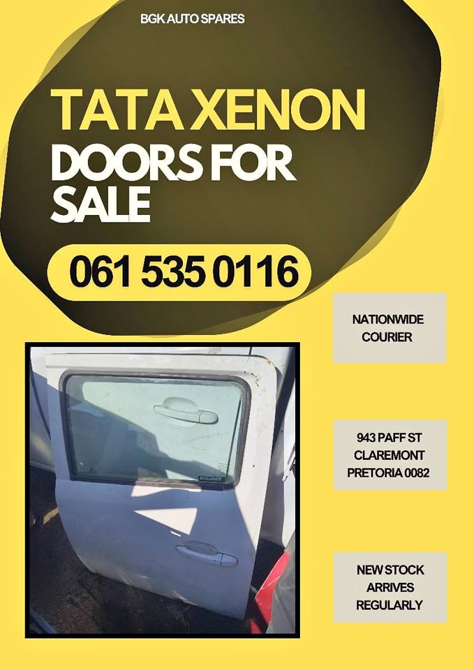 Tata xenon doors for sale - Private Seller Tata xenon doors for sale - Private Seller