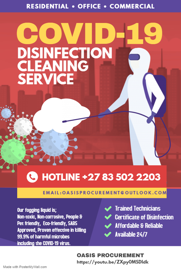 Disinfection & Cleaning service