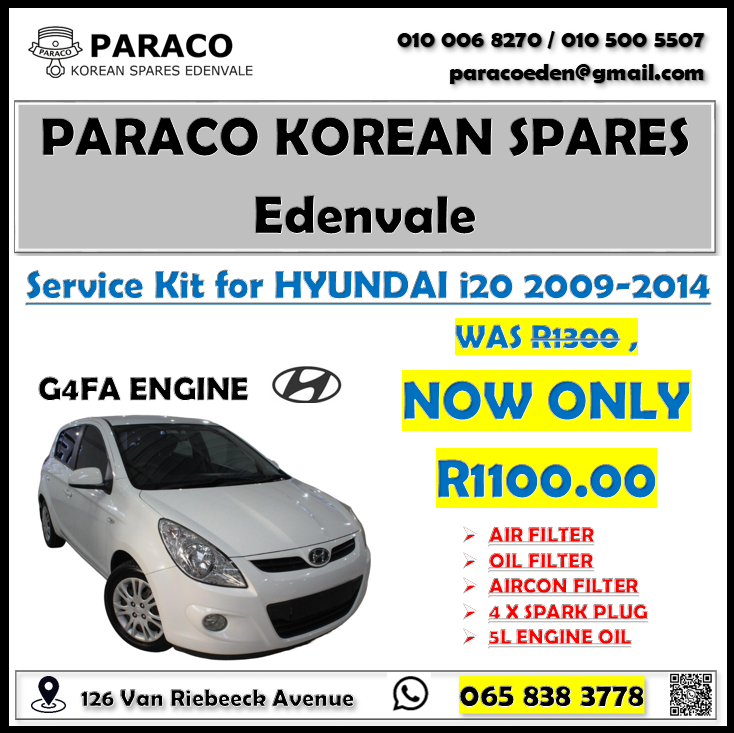 Service Kits for i20 2009-2014 - Private Seller Service Kits for i20 2009-2014 - Private Seller