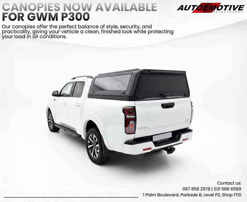 CANOPIES NOW AVAILABLE FOR GWM P300 - Private Seller CANOPIES NOW AVAILABLE FOR GWM P300 - Private Seller