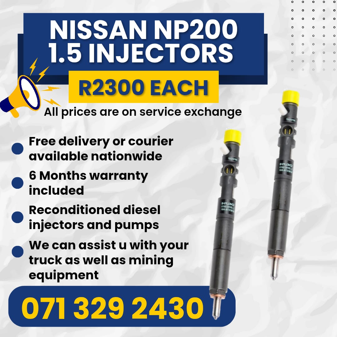 NISSAN NP200 1.5 INJECTORS FOR SALE WITH WARRANTY - Private Seller NISSAN NP200 1.5 INJECTORS FOR SALE WITH WARRANTY - Private Seller