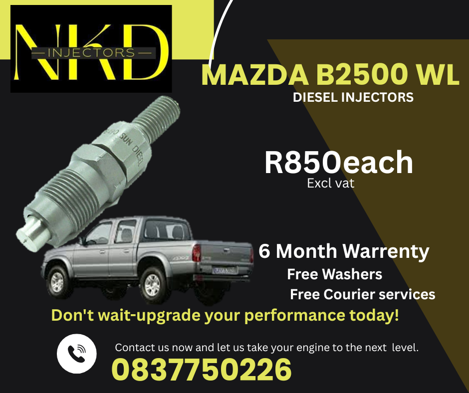 MAZDA B2500 WL DIESEL INJECTORS FOR SALE - Private Seller MAZDA B2500 WL DIESEL INJECTORS FOR SALE - Private Seller