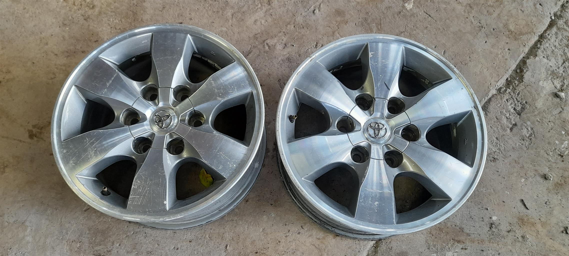 Toyota hilux rims x2 for sale