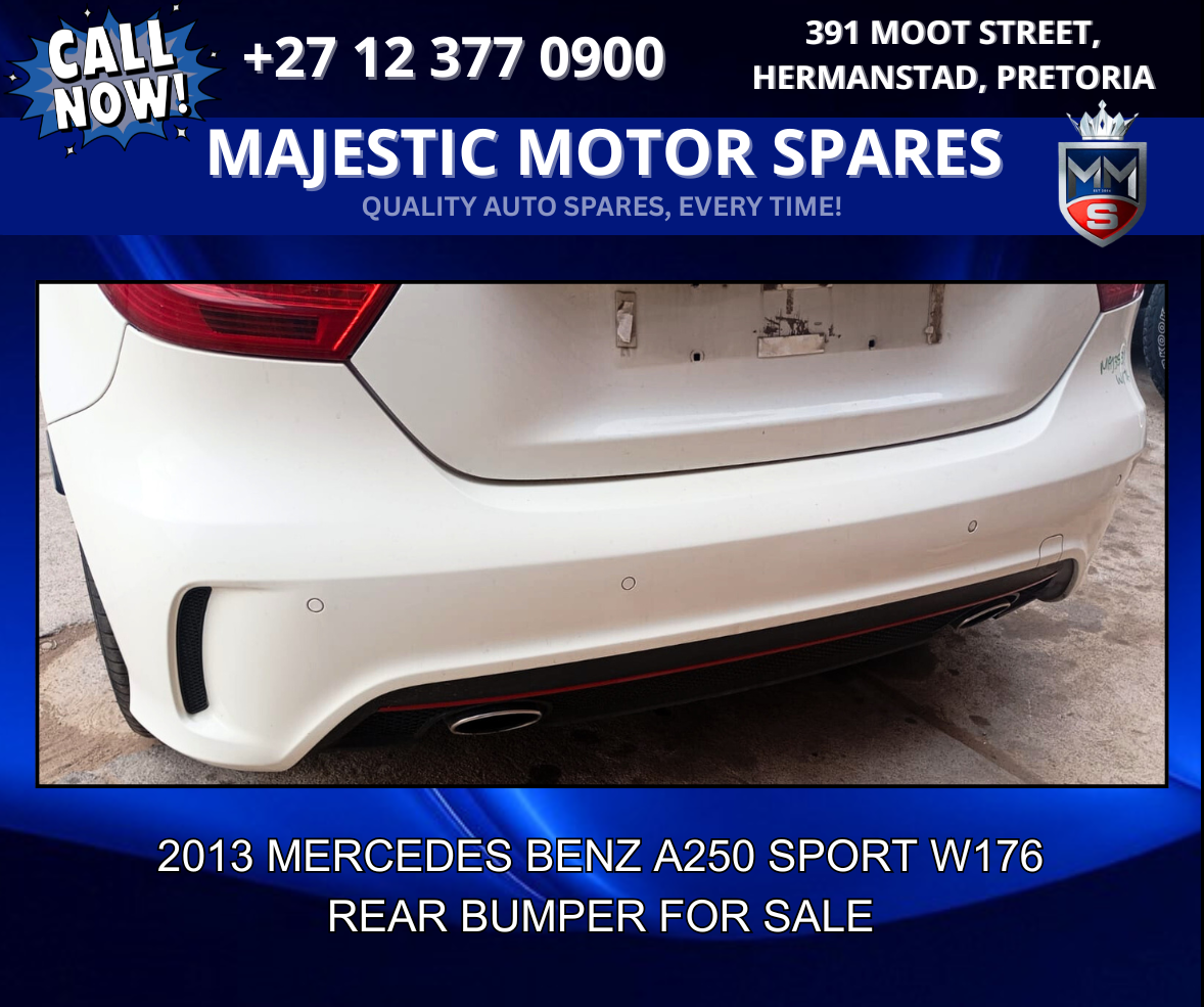 2013 Mercedes Benz A250 Sport W176 Rear Bumper For Sale - Private Seller 2013 Mercedes Benz A250 Sport W176 Rear Bumper For Sale - Private Seller
