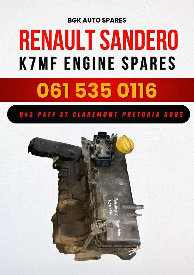Renault Sandero K7MF engine spares - Private Seller Renault Sandero K7MF engine spares - Private Seller