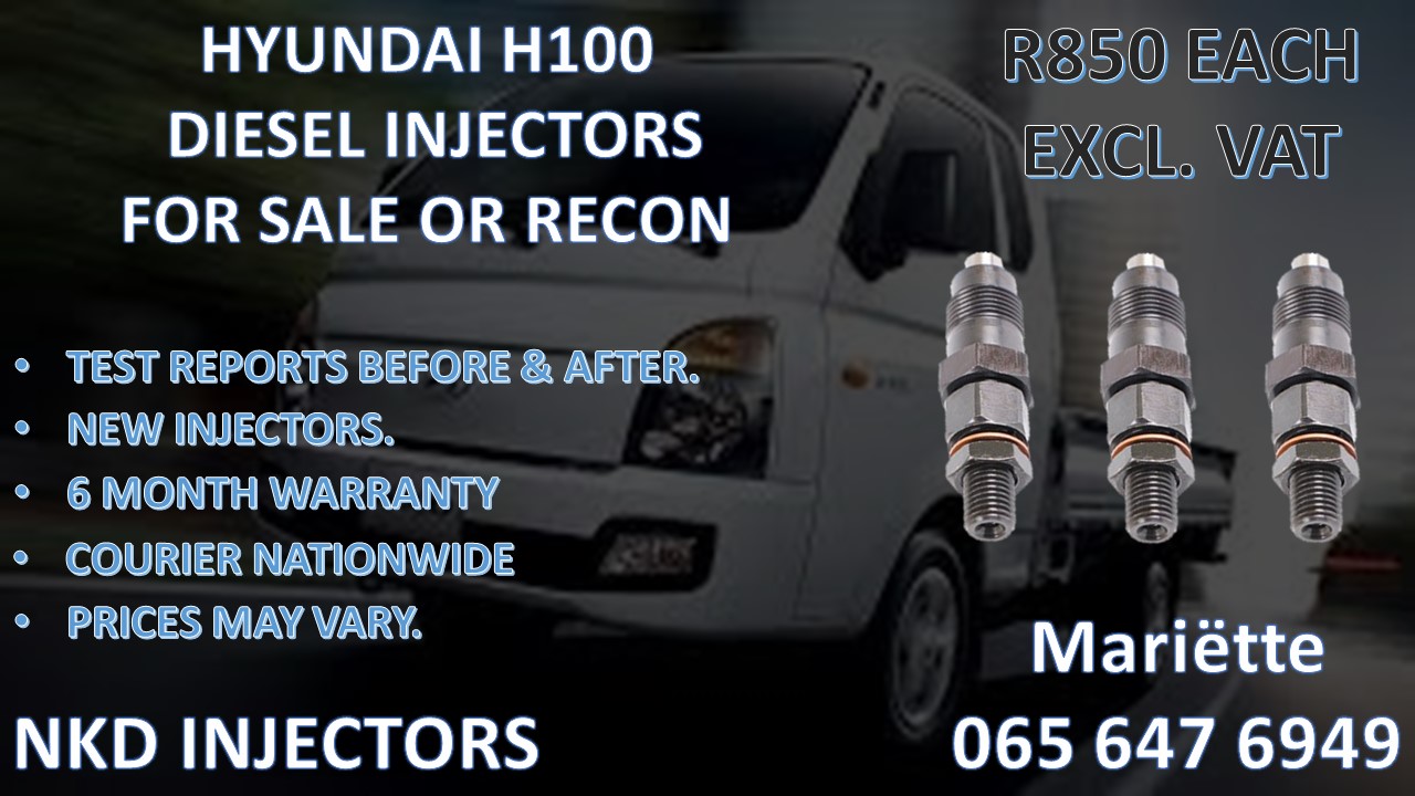 Injectors Tested for Diesel vehicles HYUNDAI H100 - Private Seller Injectors Tested for Diesel vehicles HYUNDAI H100 - Private Seller