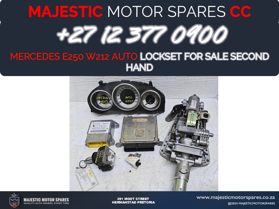 Genuine Mercedes-Benz E250 W212 Lockset – Available Now in Gauteng! - Private Seller