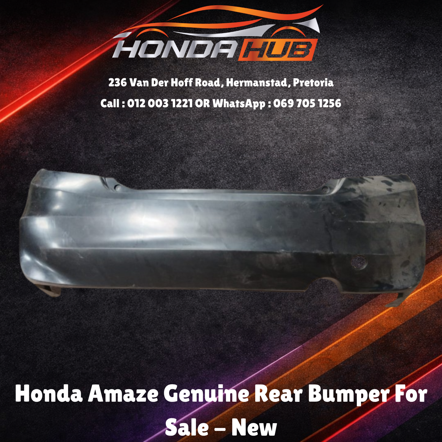 Honda Amaze Genuine Rear Bumper For Sale - New - Private Seller Honda Amaze Genuine Rear Bumper For Sale - New - Private Seller