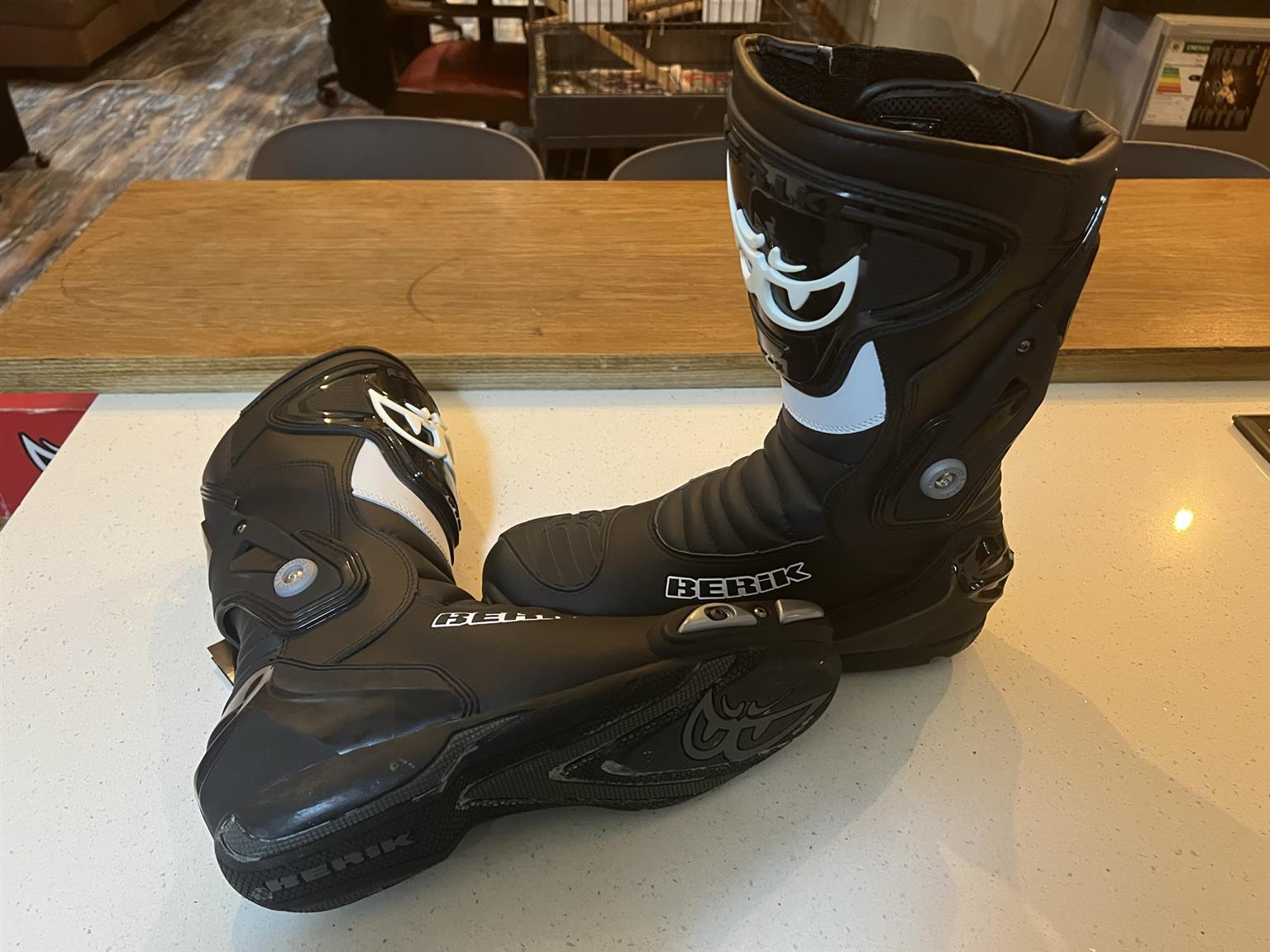 second hand motorcycle boots