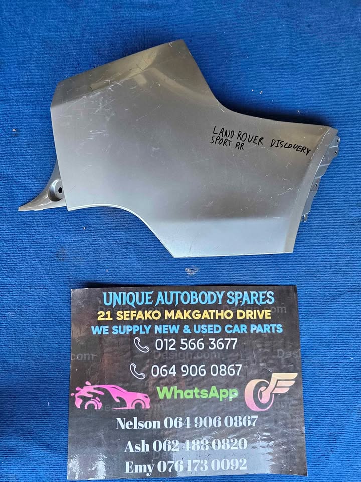 Land Rover Discovery Sport Right Rear Corner Bumper Land Rover Discovery Sport Right Rear Corner Bumper