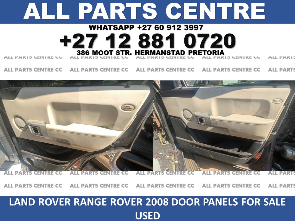Range Rover supercharged  2008 door panels for sale used Range Rover supercharged  2008 door panels for sale used