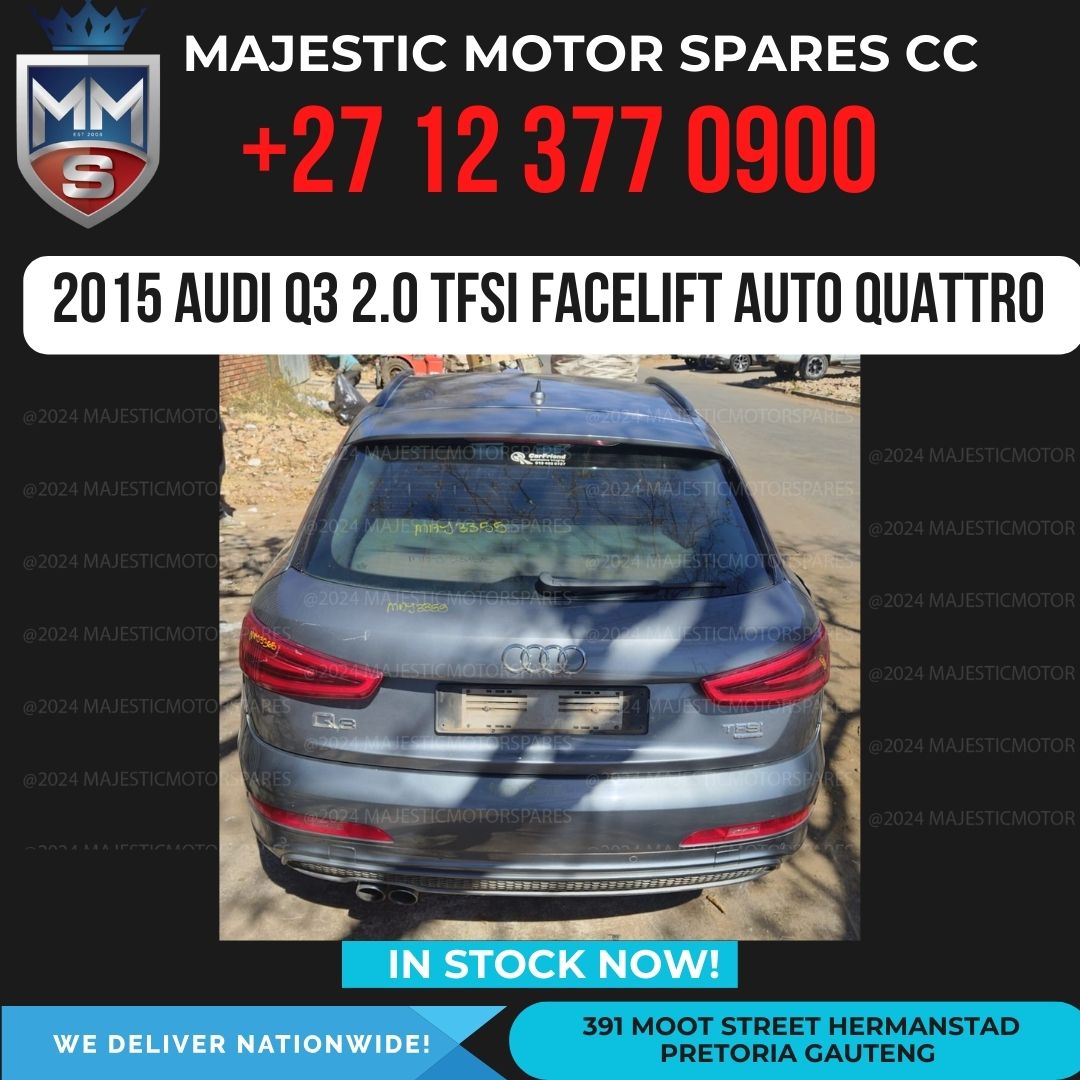 2015 Audi Q3 2.0 TFSI Quattro Facelift Spares Parts for Sale - Private Seller 2015 Audi Q3 2.0 TFSI Quattro Facelift Spares Parts for Sale - Private Seller