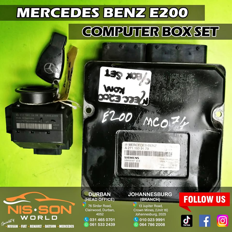 Mercedes Benz E200 Computer Box set Mercedes Benz E200 Computer Box set