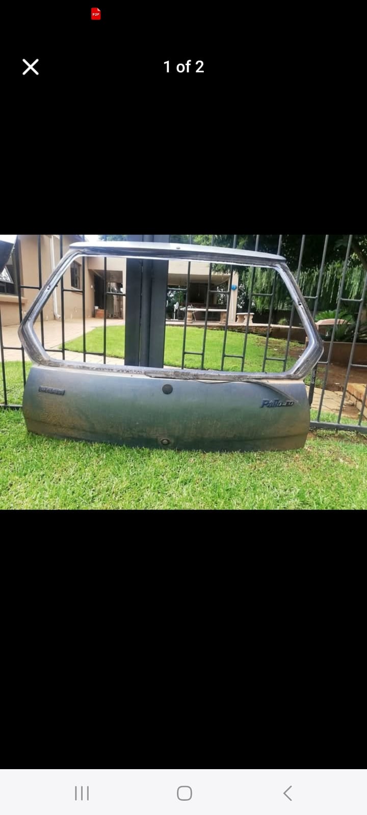 Fiat Pailo Tailgate - Private Seller