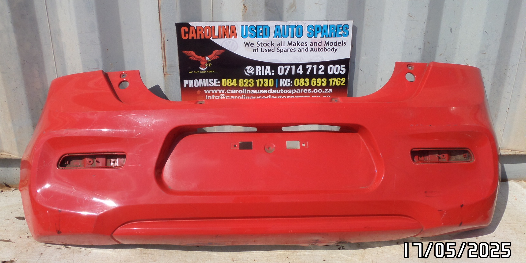 Toyota Vitz and Suzuki Celerio back bumper - Private Seller Toyota Vitz and Suzuki Celerio back bumper - Private Seller