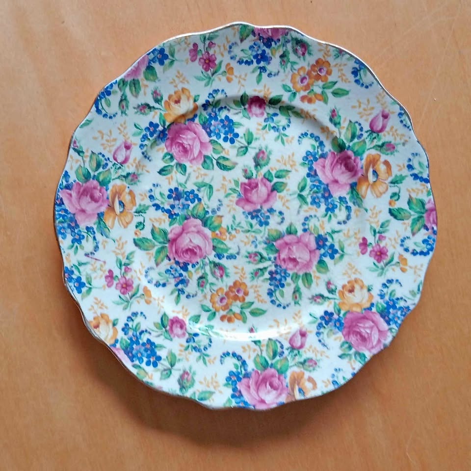 Rose Chinz Design Small Plate