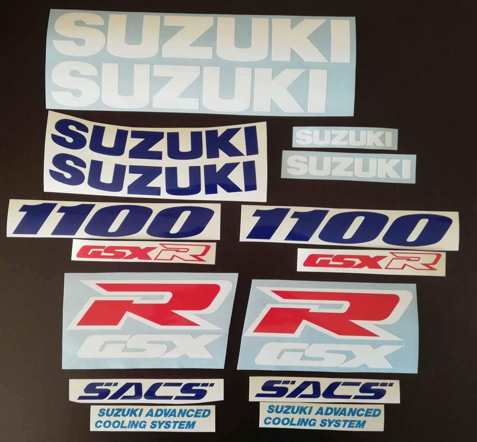 1991 Suzuki GSXR 1100M stickers decals kits - Private Seller