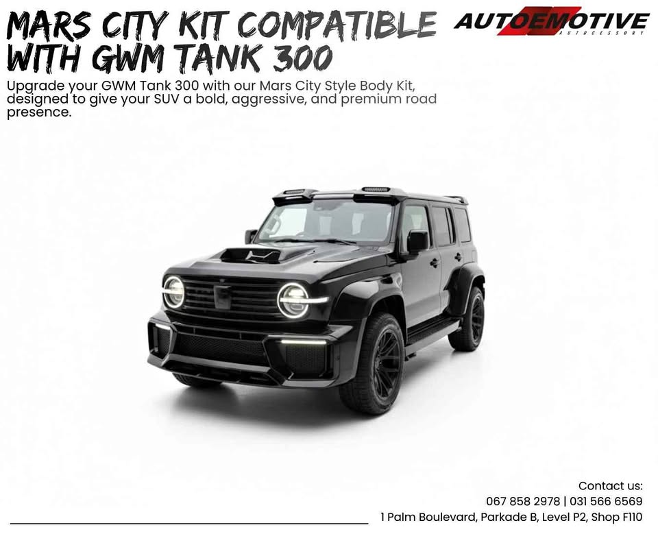 Mars City Style Body Kit compatible with GWM Tank 300 - fitted - Private Seller Mars City Style Body Kit compatible with GWM Tank 300 - fitted - Private Seller