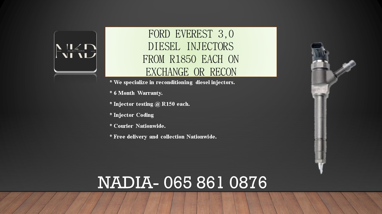 FORD EVERST 3.0 TDCI INJECTORS FOR SALE / RECON - Private Seller FORD EVERST 3.0 TDCI INJECTORS FOR SALE / RECON - Private Seller