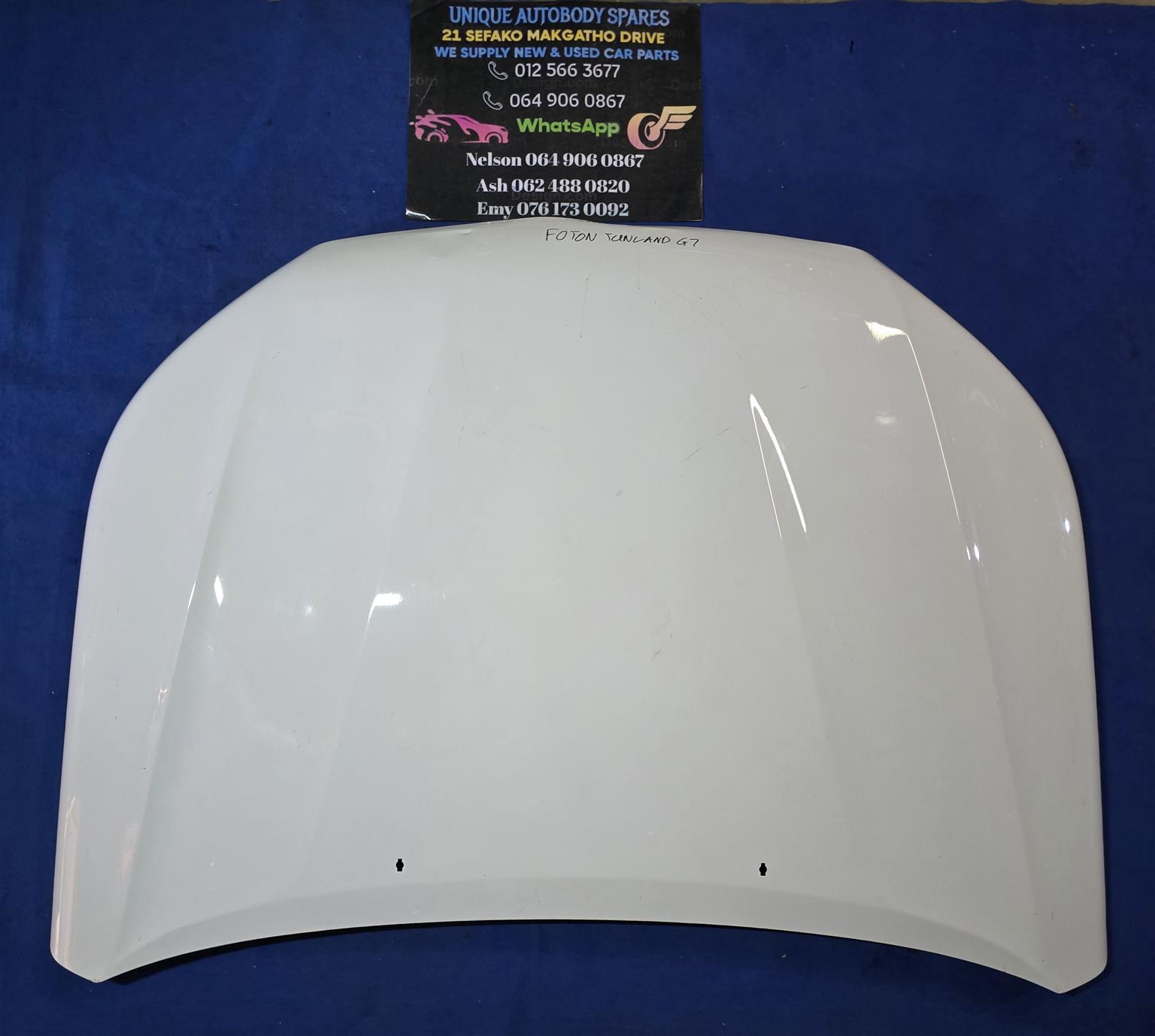 Foton tunland G7 bonnet for sale Foton tunland G7 bonnet for sale