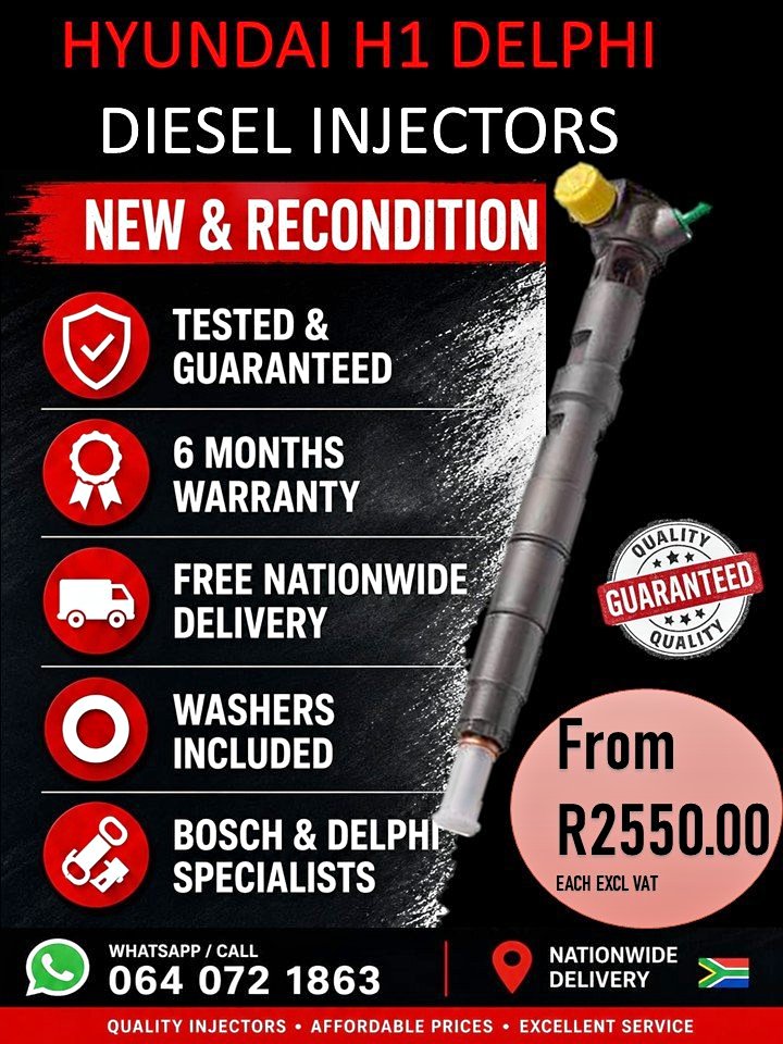 HYUNDAI H1 - INJECTORS FOR MINI BUS FOR RECON - Private Seller HYUNDAI H1 - INJECTORS FOR MINI BUS FOR RECON - Private Seller