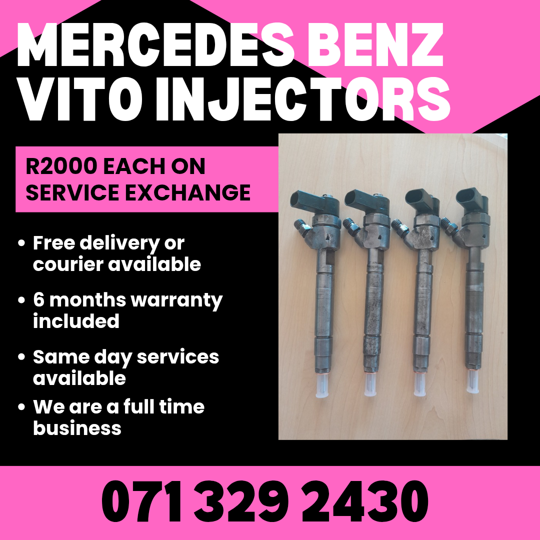 MERCEDES BENZ VITO DIESEL INJECTORS FOR SALE WITH WARRANTY - Private Seller MERCEDES BENZ VITO DIESEL INJECTORS FOR SALE WITH WARRANTY - Private Seller