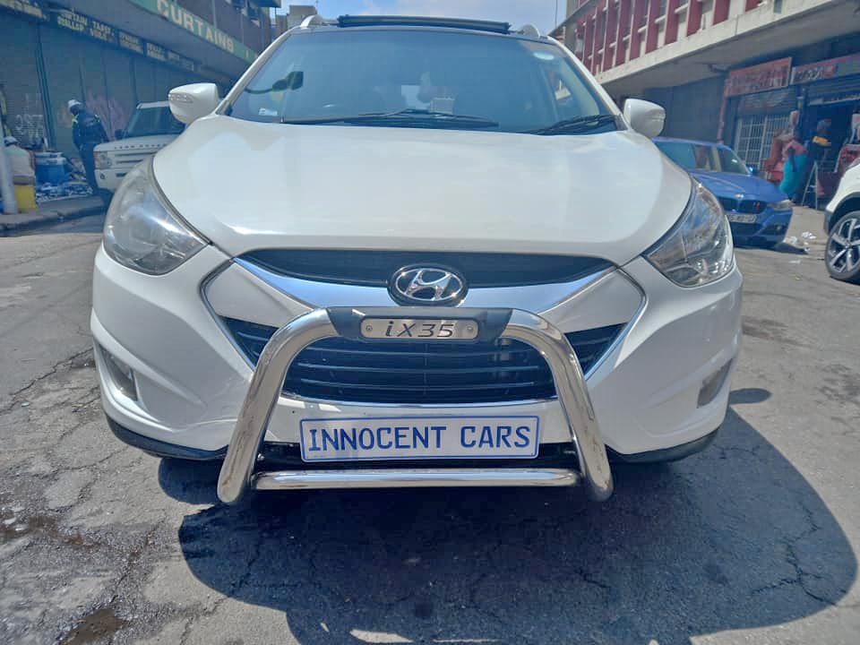 2011 HYUNDAI ix35 2.2 CRDI DIESEL, AUTOMATIC TRANSMISSION, WHITE COLOUR, MILEAGE 93000KM