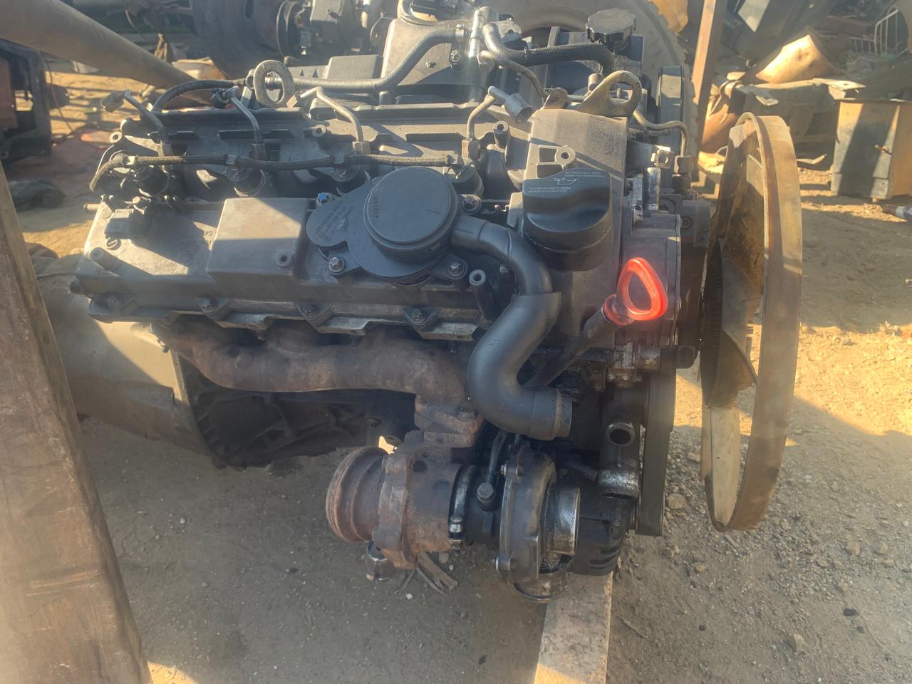 646 engine is running just my bus overturned