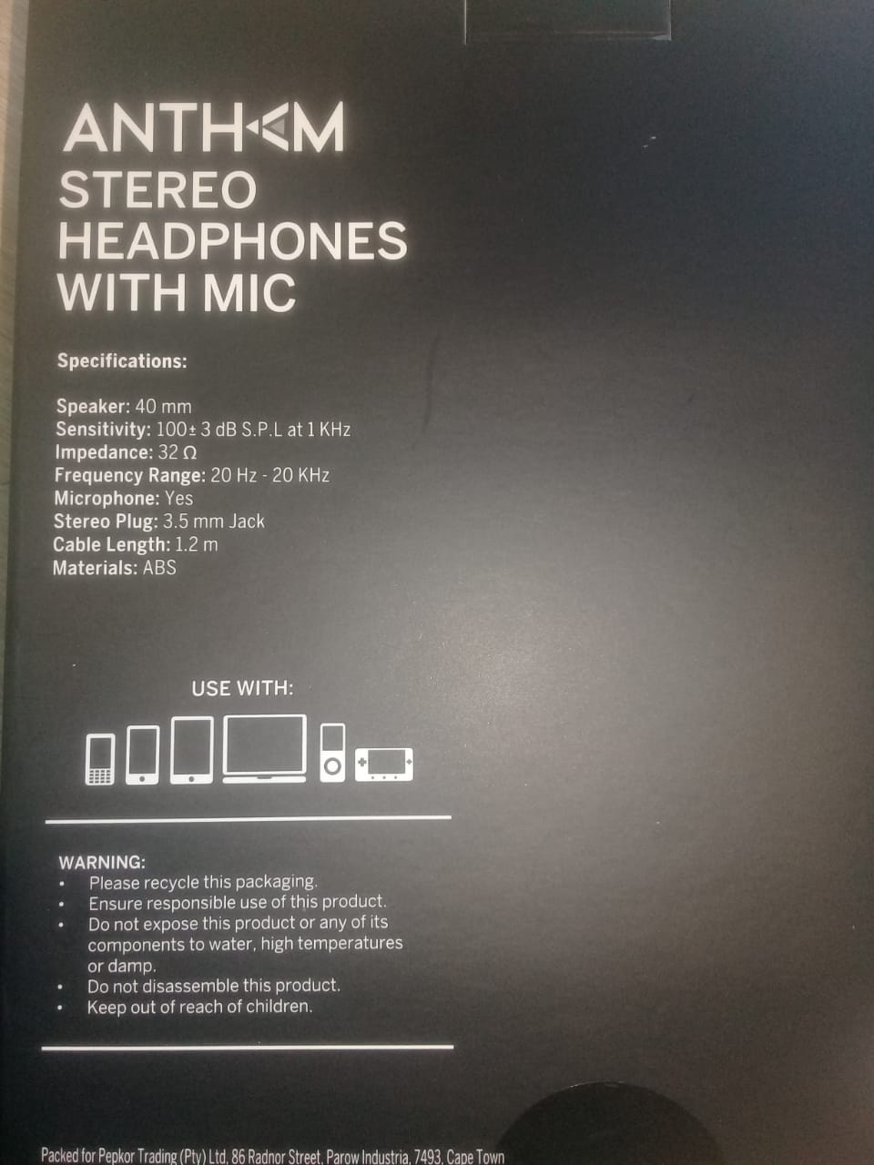 Wired Stereo Headphones